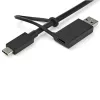 StarTech.com Uniwersalna stacja dokująca do laptopa, hybrydowa USB-C i USB-A, podwójny 4K DP i HDMI, 60W PD, Mac / Windows / Chrome OS, 4-portowy hub USB 5Gbps, GbE