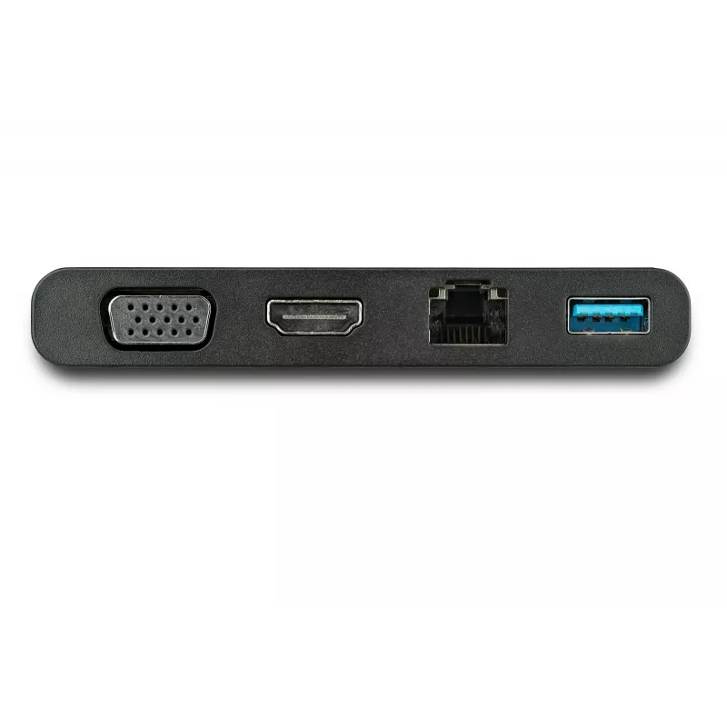 StarTech.com USB C Multiport Adapter z HDMI, VGA, Gigabit Ethernet i USB 3.0 - USB C do 4K HDMI lub 1080p VGA Mini Hub Stacji Dokującej - Podróżna Stacja Dokująca USB Type-C dla Laptopów USB-C