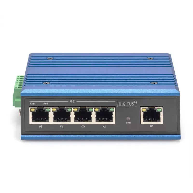 Niezarządzalny przełącznik Digitus DN-651120 4-portowy Gigabit PoE