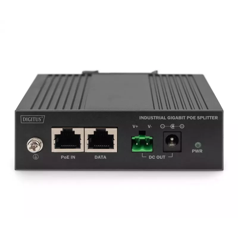 Rozgałęźnik Gigabit Ethernet PoE Digitus, przemysłowy, 60 W, IEEE 802.3af/802.3at/802.3bt