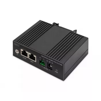 Rozgałęźnik Gigabit Ethernet PoE Digitus, przemysłowy, 60 W, IEEE 802.3af/802.3at/802.3bt