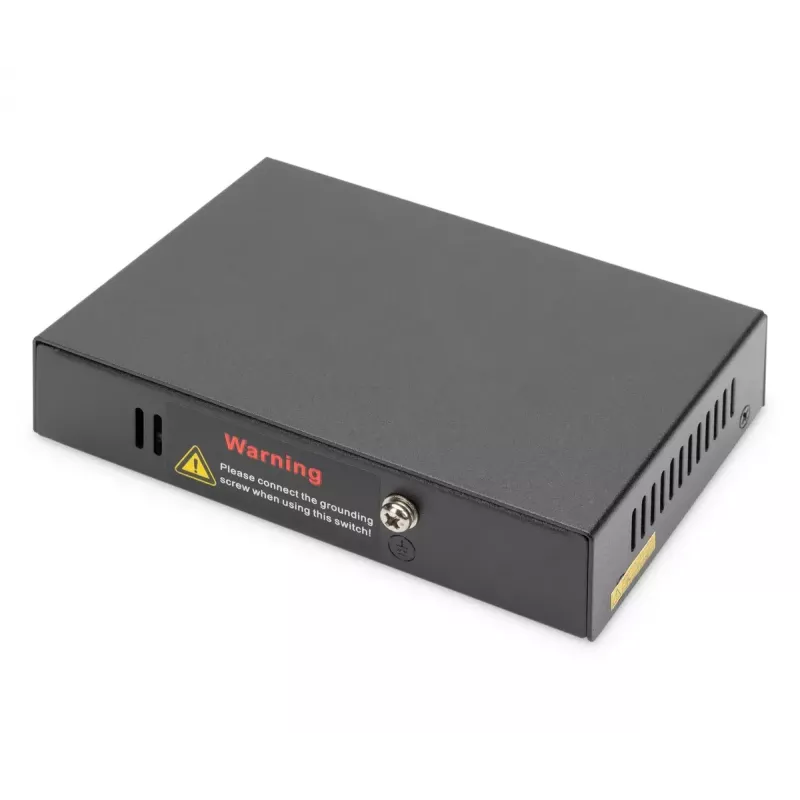 Digitus 4-portowy Gigabitowy przedłużacz 4PPoE 802.3at 60 W Czarny