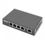 Digitus 4-portowy Gigabitowy przedłużacz 4PPoE 802.3at 60 W Czarny