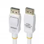 StarTech.com 10ft (3m) biały kabel DisplayPort 1.2 z certyfikatem VESA, 4K 60Hz, 21,6Gbps, złącza DP z zatrzaskiem, kabel DisplayPort DP 1.2, przewód do monitora DP, M/M