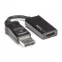StarTech.com Adapter DisplayPort na HDMI - Aktywny konwerter wideo DP 1.4 na HDMI 2.0 4K 60 Hz - Przejściówka kabel DisplayPort na HDMI do monitora/telewizora/wyświetlacza - Zatrzaskowe złącze DP