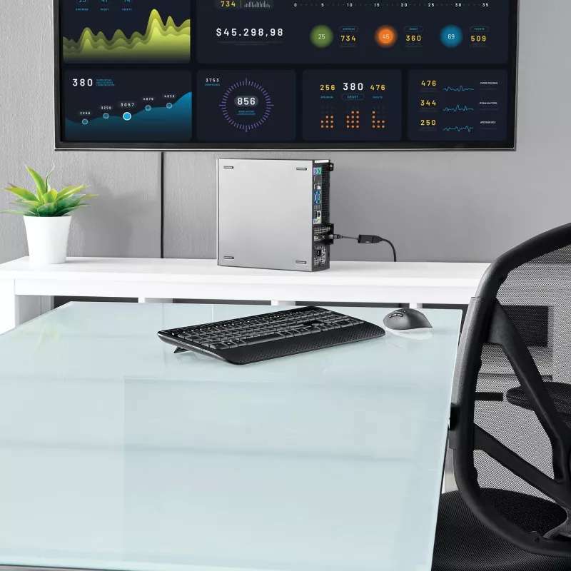 StarTech.com Adapter DisplayPort na HDMI - Aktywny konwerter wideo DP 1.4 na HDMI 2.0 4K 60 Hz - Przejściówka kabel DisplayPort na HDMI do monitora/telewizora/wyświetlacza - Zatrzaskowe złącze DP