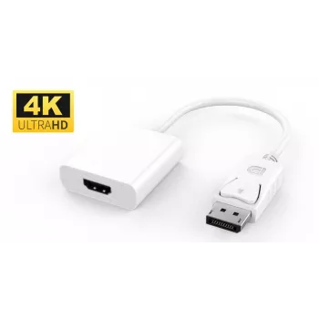 Microconnect DPHDMI3W adapter wideo 0,15 m DisplayPort HDMI biały