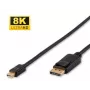 Kabel Microconnect DP-MMG-050MBV1.4 DisplayPort 0,5 m Mini DisplayPort Czarny