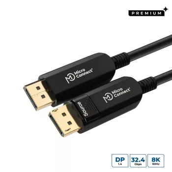 Microconnect DP-MMG-1000V1.4OP kabel DisplayPort 10 m Czarny