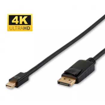 MikroConnect DP-MMG-100MB Kabel DisplayPort 1 m Mini DisplayPort Czarny