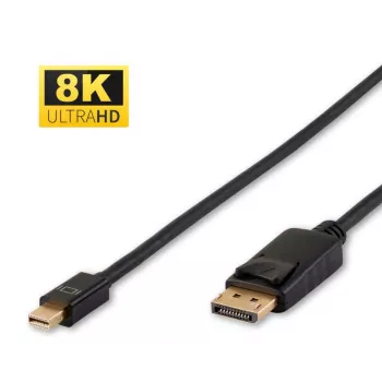 Microconnect DP-MMG-180MBV1.4 przewód DisplayPort 2 m Mini DisplayPort czarny
