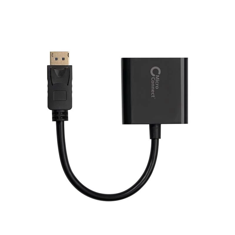 Microconnect DPVGA15CM adapter kabla wideo 0,15 m DisplayPort VGA (D-Sub) Czarny