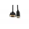 Microconnect DP-VGA-MM-100 adapter kablowya wideo 1 m DisplayPort VGA (D-Sub) Czarny