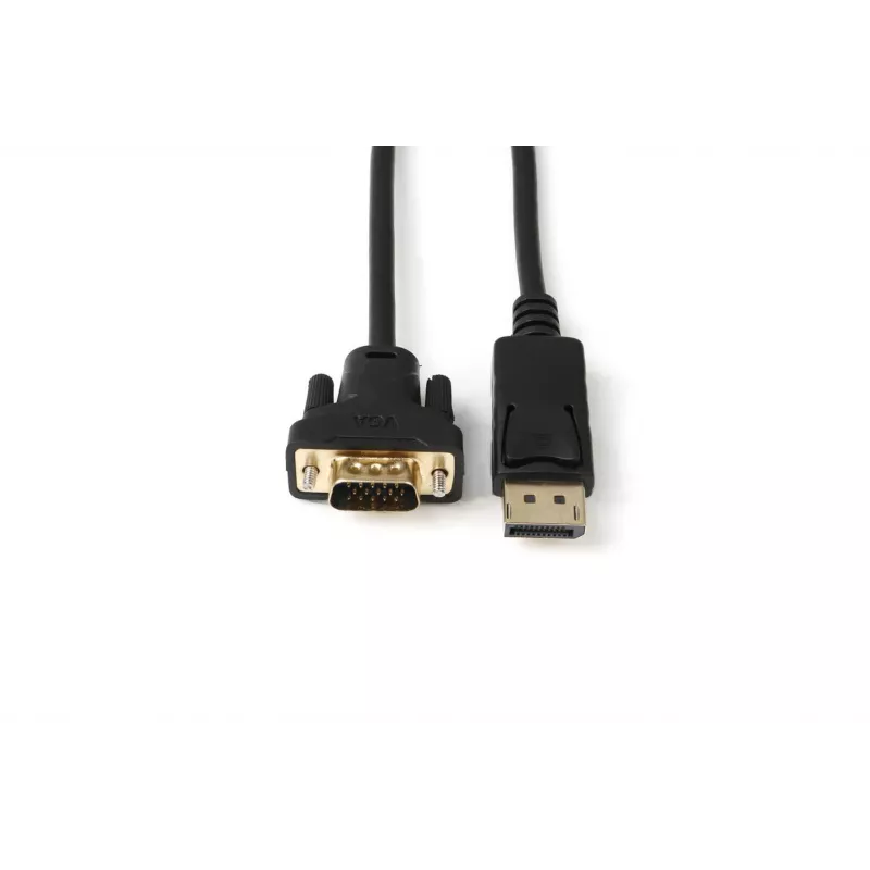 Microconnect DP-VGA-MM-200 kabel-przejściówka wideo 2 m DisplayPort VGA (D-Sub) Czarny