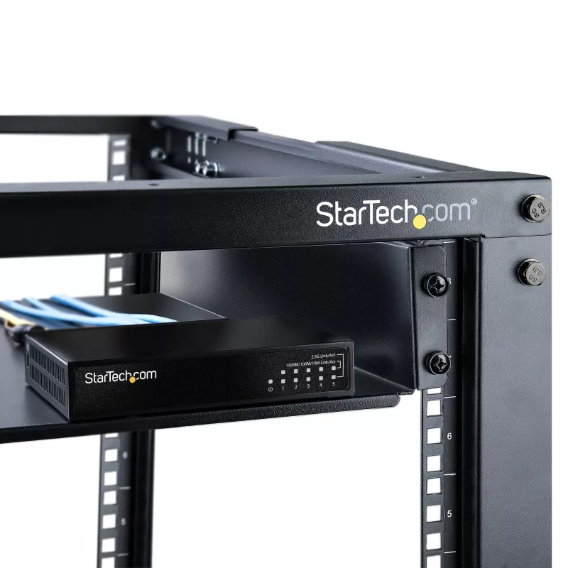 StarTech.com Niezarządzalny przełącznik 2,5G - 5-portowy przełącznik Gigabit - Niezarządzalny przełącznik Ethernet 2.5GBASE-T - Rozdzielacz Ethernet - Montaż na szynie DIN lub na ścianie - Multi-Gigabit - Auto-MDIX - Ramki Jumbo 9K