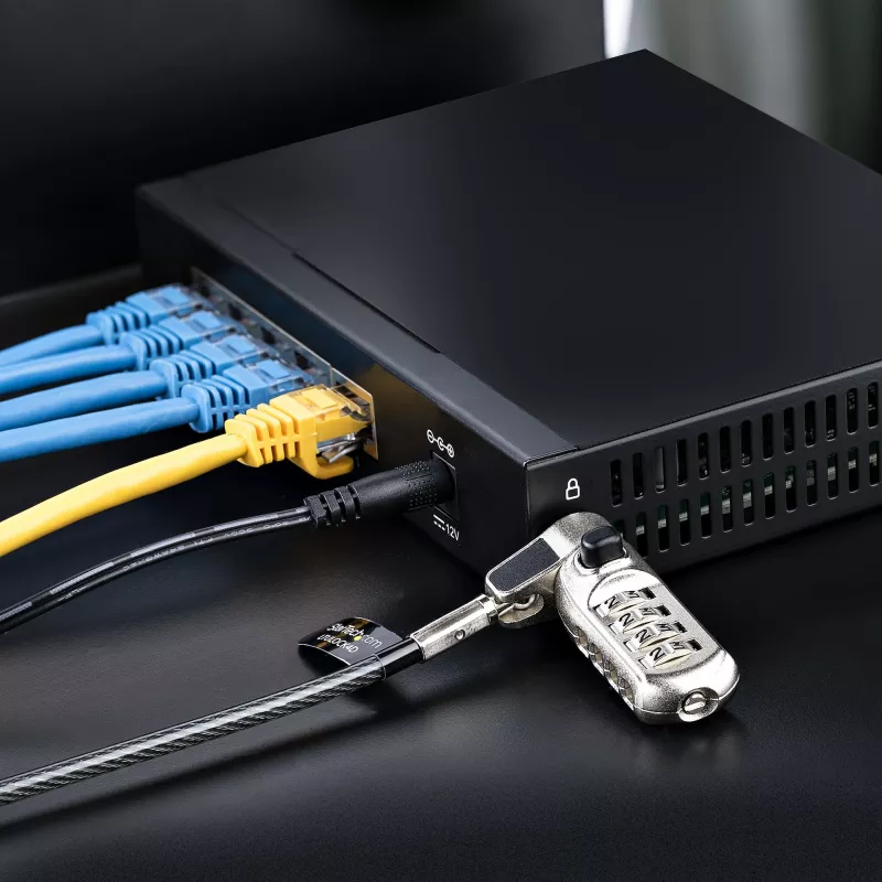 StarTech.com Niezarządzalny przełącznik 2,5G - 5-portowy przełącznik Gigabit - Niezarządzalny przełącznik Ethernet 2.5GBASE-T - Rozdzielacz Ethernet - Montaż na szynie DIN lub na ścianie - Multi-Gigabit - Auto-MDIX - Ramki Jumbo 9K