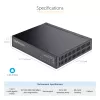 StarTech.com Niezarządzalny przełącznik 2,5G - 5-portowy przełącznik Gigabit - Niezarządzalny przełącznik Ethernet 2.5GBASE-T - Rozdzielacz Ethernet - Montaż na szynie DIN lub na ścianie - Multi-Gigabit - Auto-MDIX - Ramki Jumbo 9K