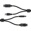 StarTech.com 1,8 m kabel KVM DisplayPort i USB 5 Gb/s, 4K 60 Hz, uniwersalnie kompatybilny kabel combo DP 1.2/USB 3.0 do przełączników KVM