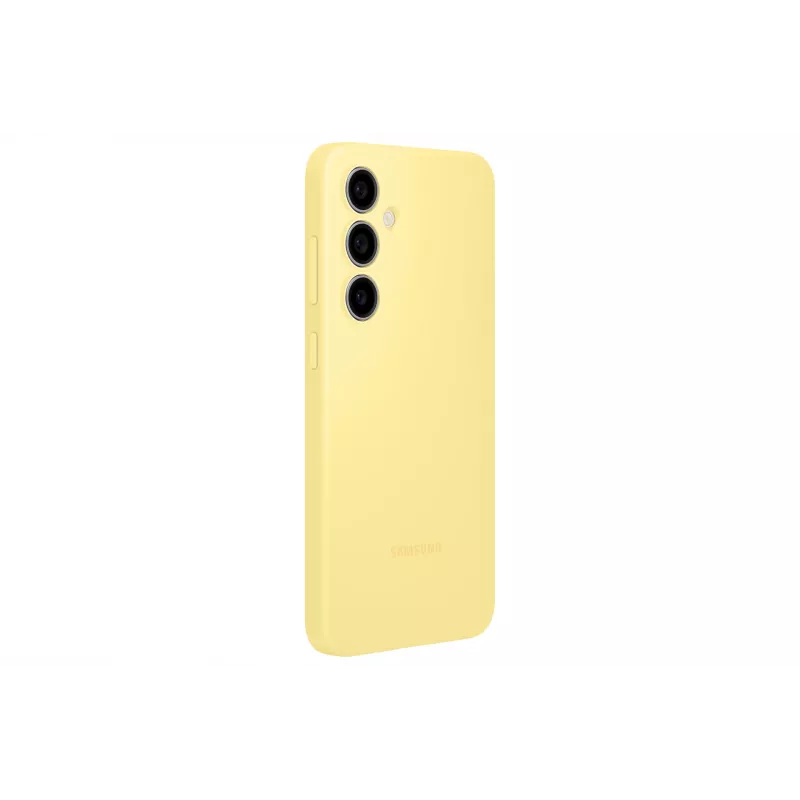 Cover Samsung Galaxy S24 FE Silicone Case Monochromatic żółty