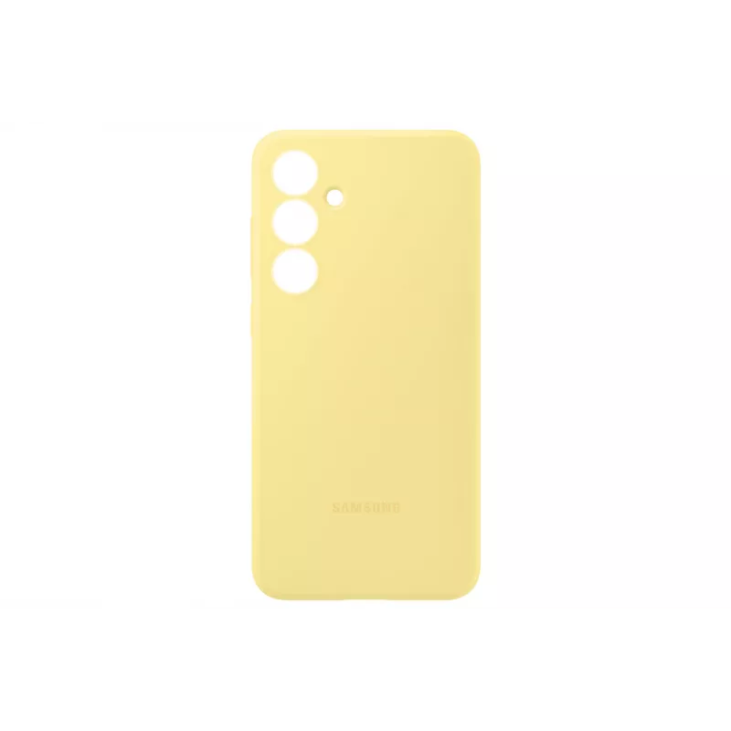 Cover Samsung Galaxy S24 FE Silicone Case Monochromatic żółty