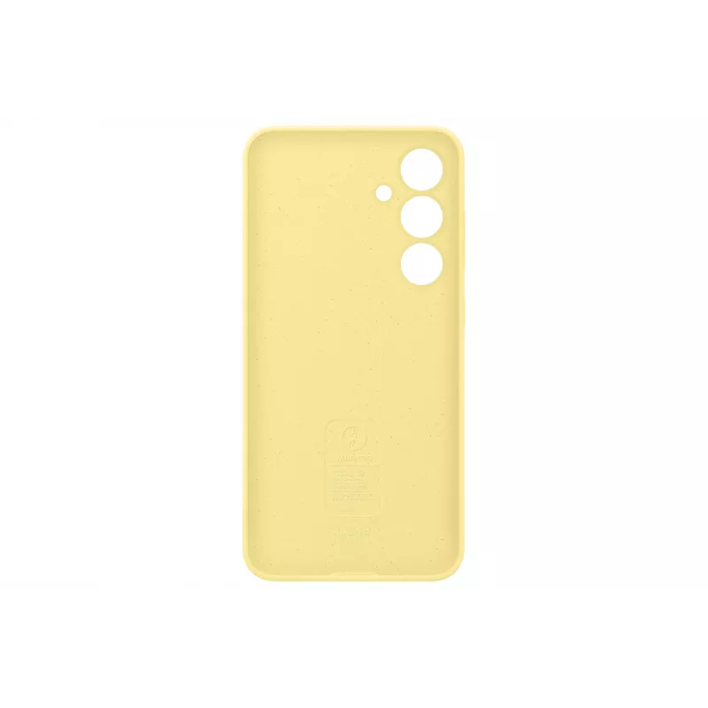 Cover Samsung Galaxy S24 FE Silicone Case Monochromatic żółty
