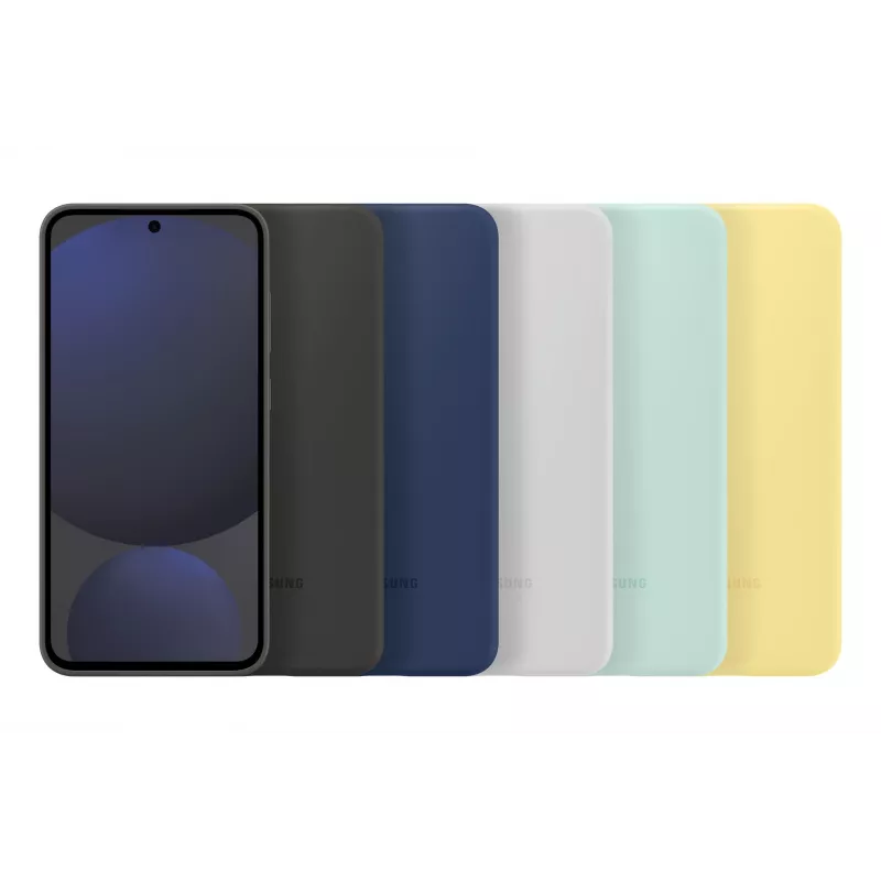 Cover Samsung Galaxy S24 FE Silicone Case Monochromatic żółty