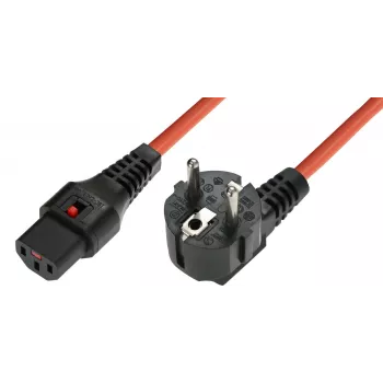 Microconnect EL248S kabel zasilający Pomarańczowy 3 m wtyk C13