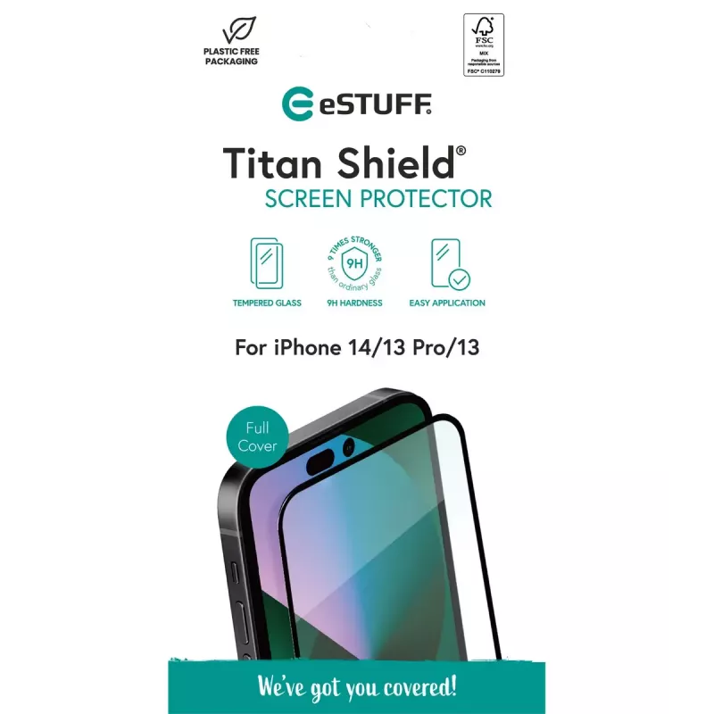 eSTUFF ES501351 ochrona ekranu/tyłu telefonu komórkowego Przezroczysta ochrona ekranu Apple 1 szt.