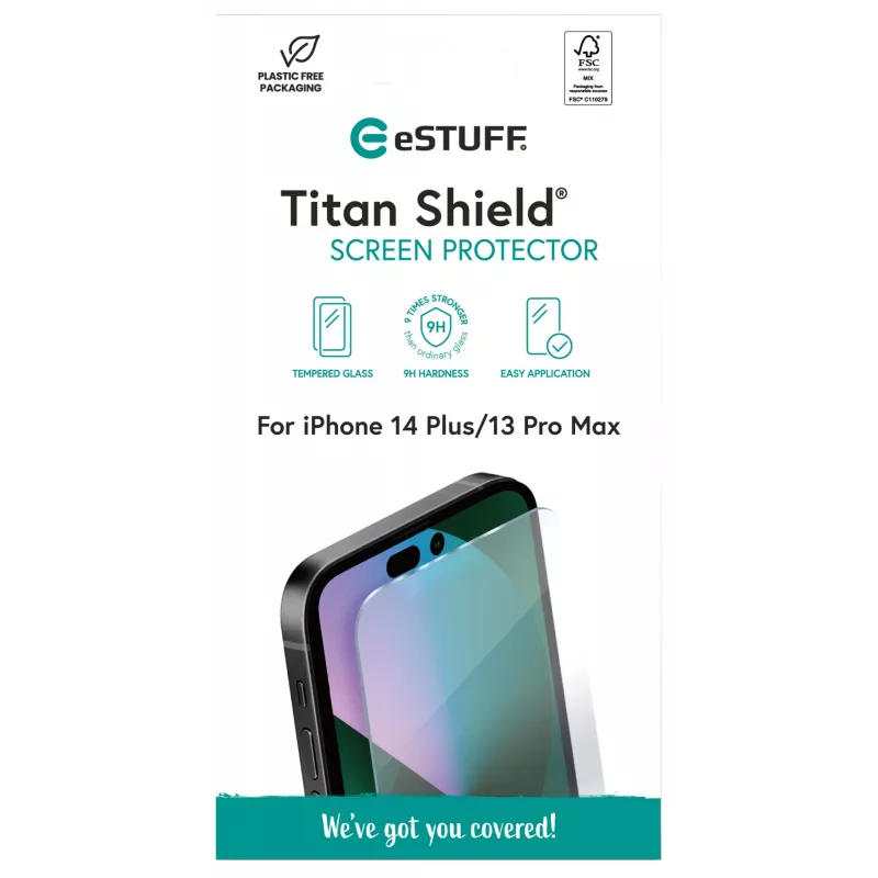 Przezroczysta folia ochronna na ekran eSTUFF ES501370 do Apple iPhone 14 Plus iPhone 13 Pro Max odporna na zarysowania