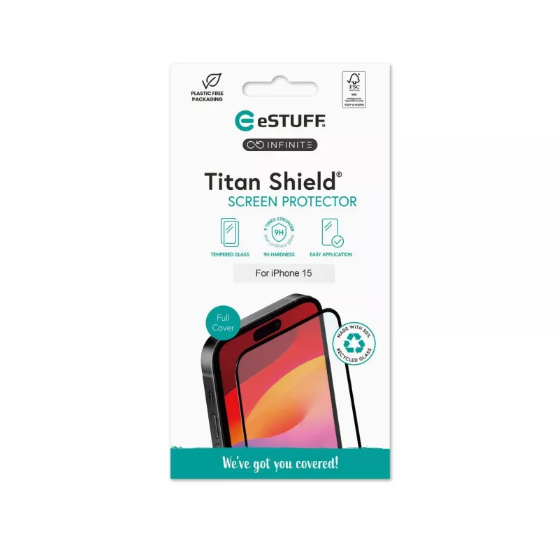 eSTUFF ES501401 osłona ekranu/tyłu telefonu komórkowego Przezroczysta osłona ekranu Apple 1 szt.