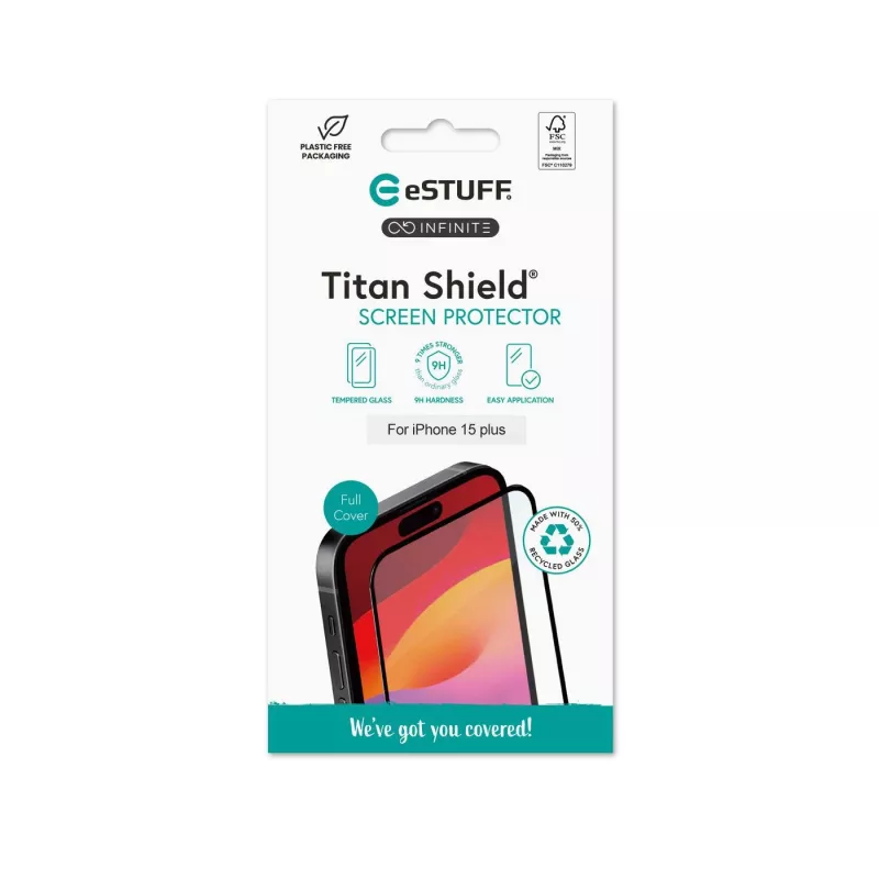 eSTUFF ES501411 osłona ekranu/tyłu telefonu komórkowego Przezroczysta osłona ekranu Apple 1 szt.