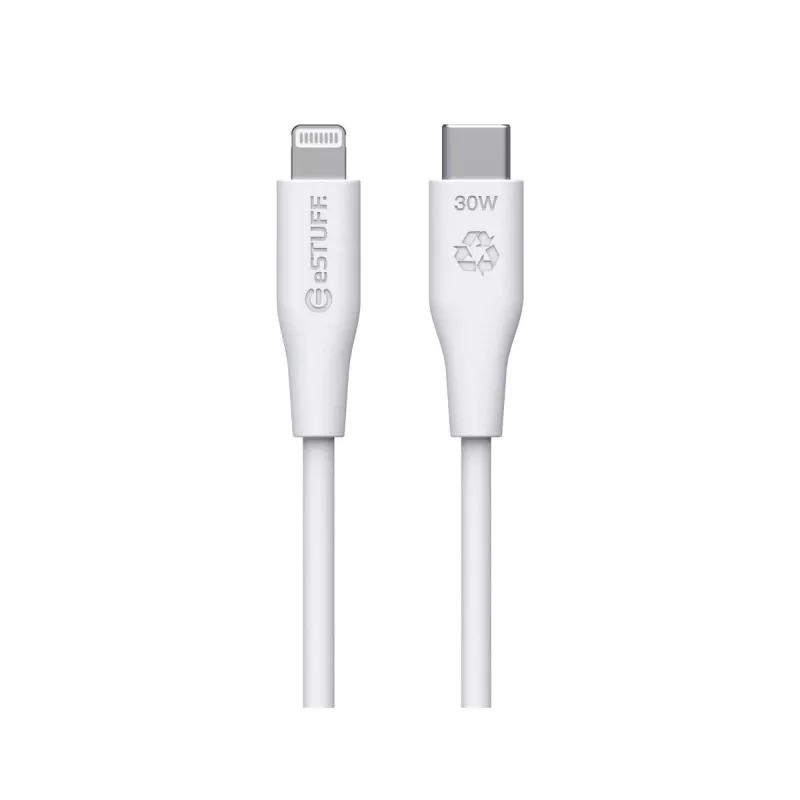 Kabel Lightning eSTUFF ES602270 3m USB C 2.4A Biały