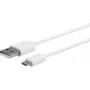 Kabel USB eSTUFF ES603007 USB 2.0 1 m USB A Micro-USB B Biały
