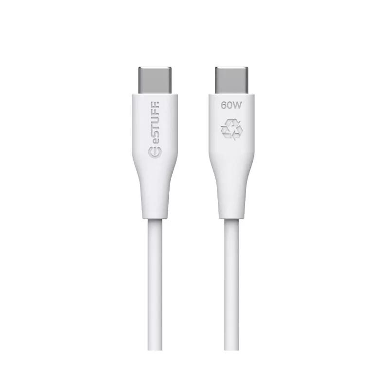 eSTUFF ES604170 kabel USB 2.0 1 m USB-C biały