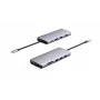 eSTUFF ES623009 hub interfejsowy USB 3.2 Gen 1 (3.1 Gen 1) Type-C 5000 Mbit/s szary