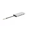 eSTUFF ES623009 hub interfejsowy USB 3.2 Gen 1 (3.1 Gen 1) Type-C 5000 Mbit/s szary