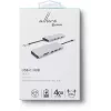 eSTUFF ES623009 hub interfejsowy USB 3.2 Gen 1 (3.1 Gen 1) Type-C 5000 Mbit/s szary
