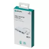 Koncentrator USB eSTUFF USB-C na 2 × USB 3.0 i 2 × USB-C 3.1 10000 Mbit/s biały