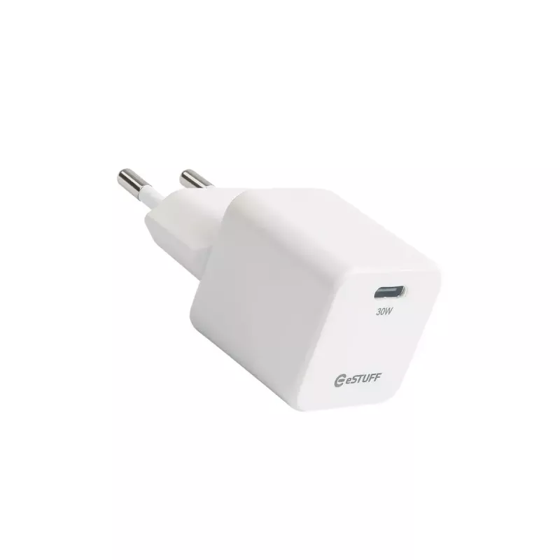 ładowarka do urządzeń mobilnych eSTUFF ES637027 Smartfon Biała AC Szybkie ładowanie Wewnętrzna