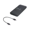 eSTUFF ES641042 powerbank Litowo-polimerowy (LiPo) 10000 mAh Ładowanie bezprzewodowe Czarny