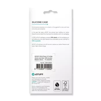 eSTUFF ES67120028 etui na telefon 17 cm (6.7 cala) pokrowiec czarny