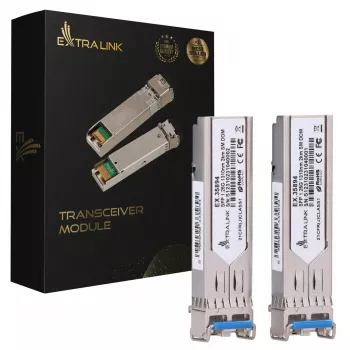 Moduł SFP Extralink EX.35894 1,25 Gb/s LC/UPC 1310 nm 2 km jednomodowy DOM 2 szt.
