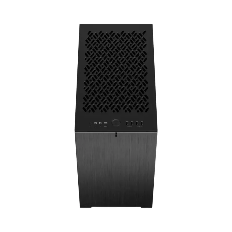 Obudowa PC Fractal Design Define 7 Nano Czarny — Mini-ITX/Mini-DTX, zasilacz ATX, szkło hartowane, 205×399×361 mm