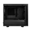 Obudowa PC Fractal Design Define 7 Nano Czarny — Mini-ITX/Mini-DTX, zasilacz ATX, szkło hartowane, 205×399×361 mm