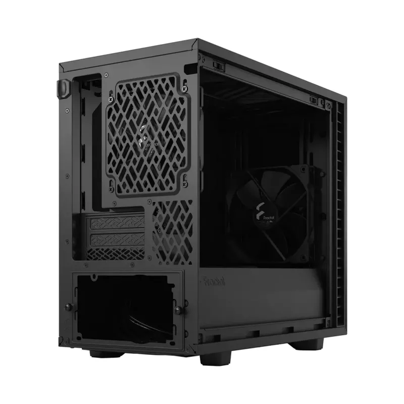 Obudowa PC Fractal Design Define 7 Nano Czarny — Mini-ITX/Mini-DTX, zasilacz ATX, szkło hartowane, 205×399×361 mm