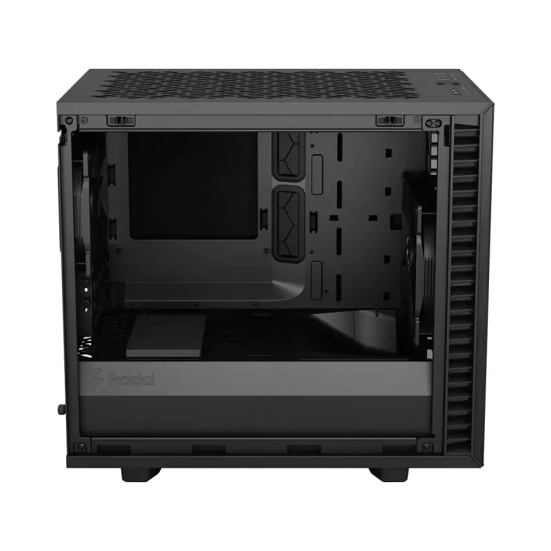 Obudowa PC Fractal Design Define 7 Nano Czarny — Mini-ITX/Mini-DTX, zasilacz ATX, szkło hartowane, 205×399×361 mm