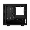 Obudowa PC Fractal Design Define 7 Nano Czarny — Mini-ITX/Mini-DTX, zasilacz ATX, szkło hartowane, 205×399×361 mm