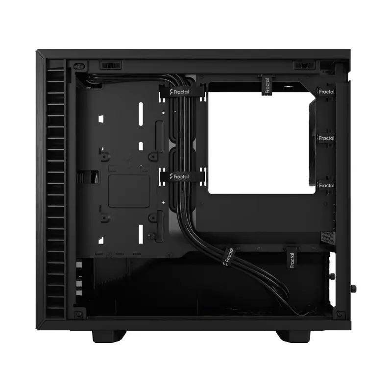 Obudowa PC Fractal Design Define 7 Nano Czarny — Mini-ITX/Mini-DTX, zasilacz ATX, szkło hartowane, 205×399×361 mm