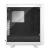 Obudowa PC Tower Fractal Design Meshify 2 Compact — Biała, obsługuje zasilacz ATX, 2x140mm przód, 1x120mm tył, napędy 2,5 cala/3,5 cala, 210×424×475 mm