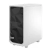 Obudowa PC Tower Fractal Design Meshify 2 Compact — Biała, obsługuje zasilacz ATX, 2x140mm przód, 1x120mm tył, napędy 2,5 cala/3,5 cala, 210×424×475 mm